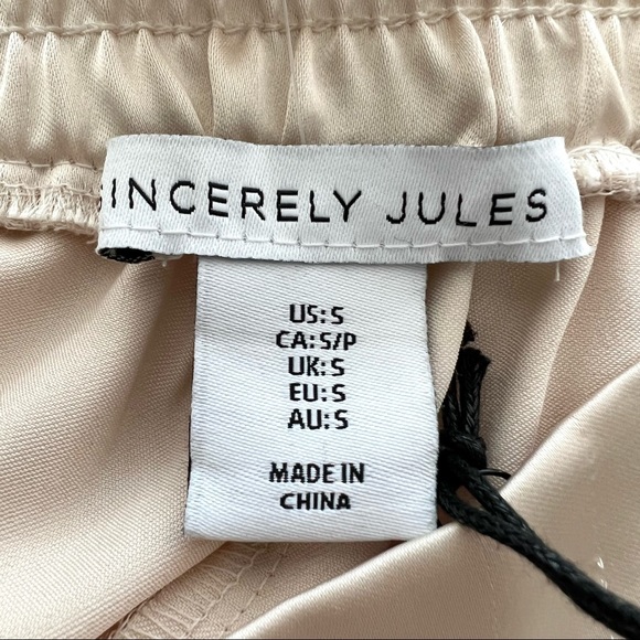 Sincerely Jules High Waist Satin Jogger Pants - Picture 5 of 7